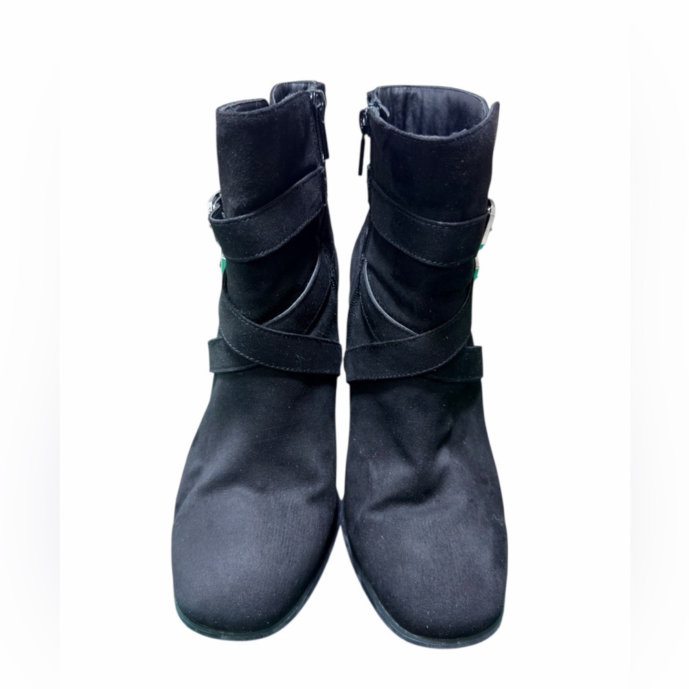 Torrid Black Buckle Ankle Booties – Size 9W - WIDE WIDTH - Picture 6 of 7